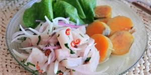 Receita de Ceviche de linguado