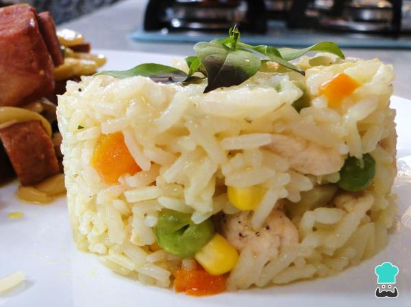 Receita de Arroz à grega com frango - Passo 3