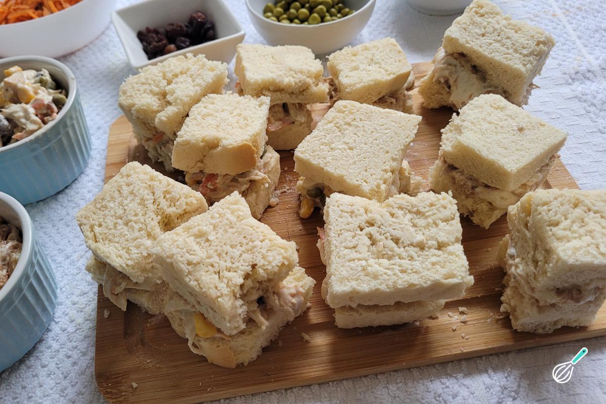 Receita de Mini sanduíche natural