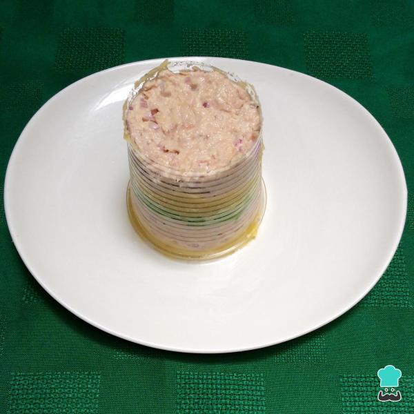 Receita de Causa limeña de atum - Passo 6