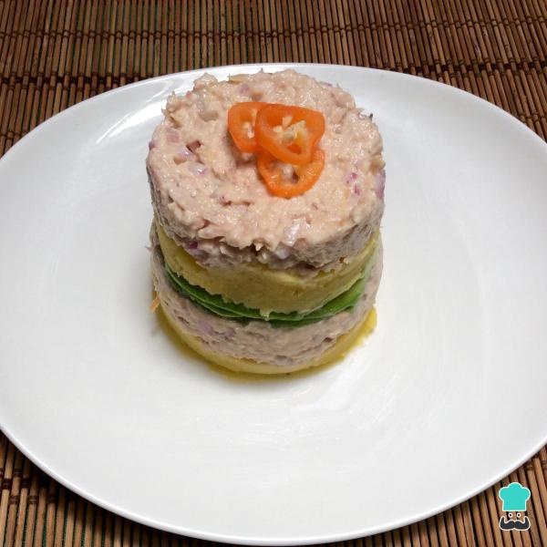 Receita de Causa limeña de atum - Passo 7