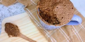 Receita de Bolo de caneca low carb