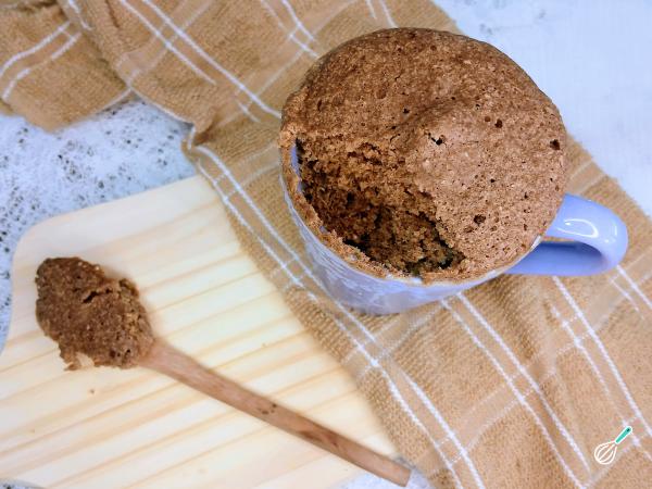 Receita de Bolo de caneca low carb