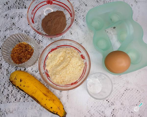 Receita de Bolo de caneca low carb - Passo 1