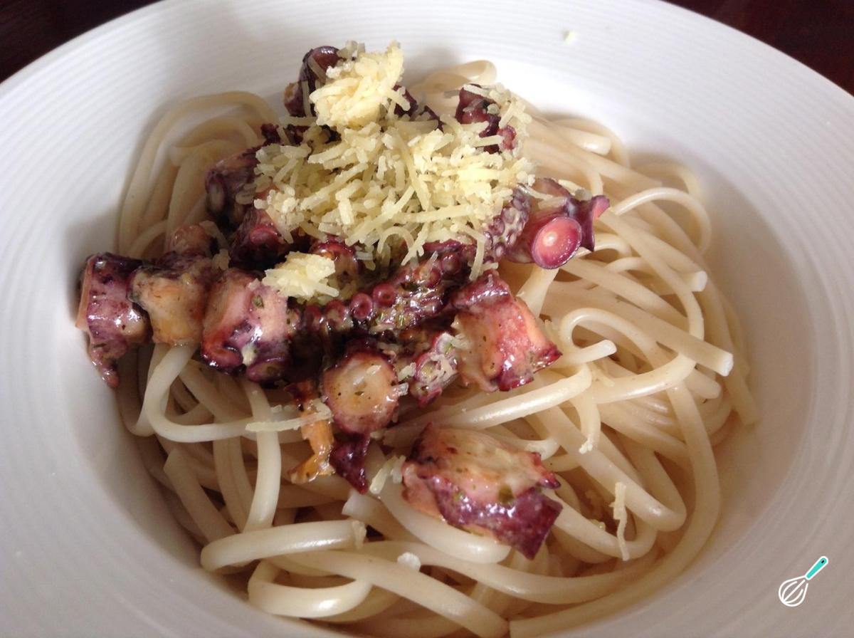 Receita de Polvo ao alho e óleo