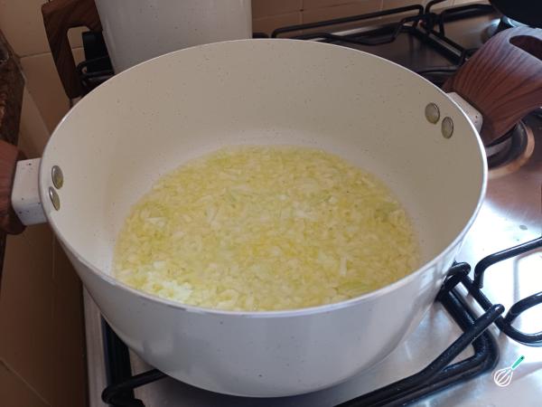 Receita de Risoto de abóbora com carne seca - Passo 3