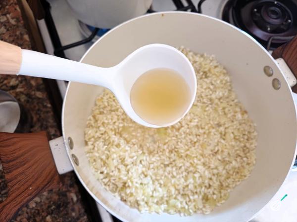 Receita de Risoto de abóbora com carne seca - Passo 4