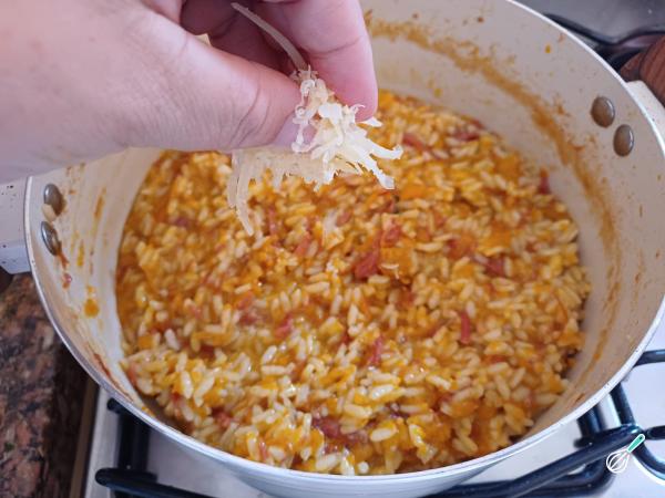 Receita de Risoto de abóbora com carne seca - Passo 7