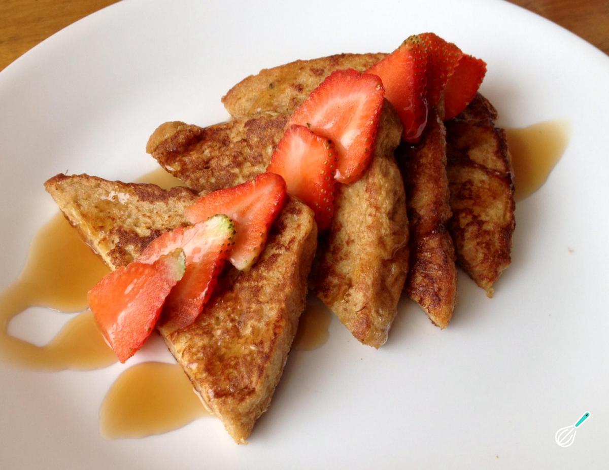 Receita de Tostas francesas com syrup