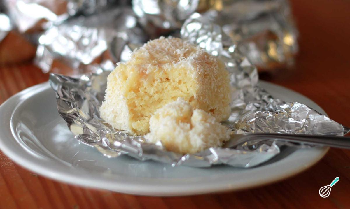 Receita de Bolo gelado embrulhado