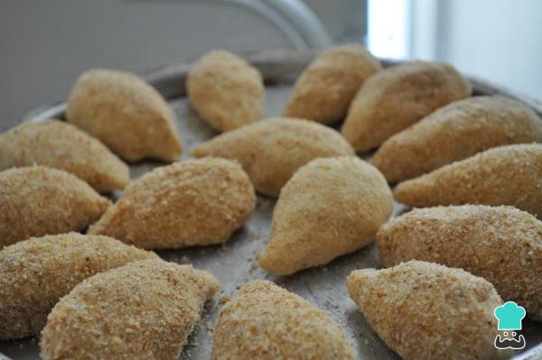 Receita de Coxinha de batata doce - Passo 4