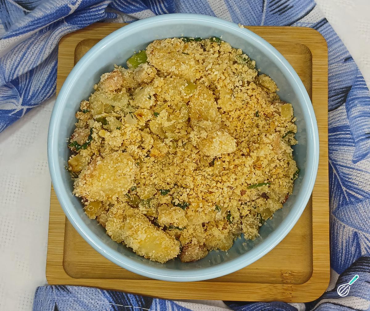 Receita de Farofa com abacaxi