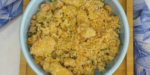 Receita de Farofa com abacaxi