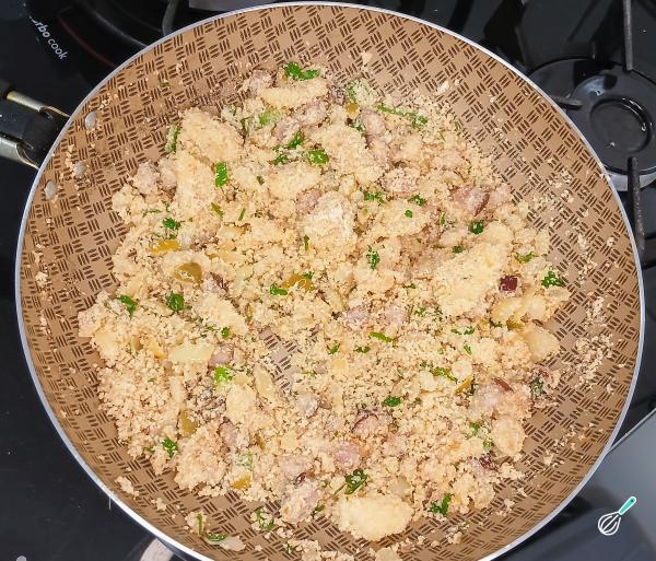 Receita de Farofa com abacaxi - Passo 5
