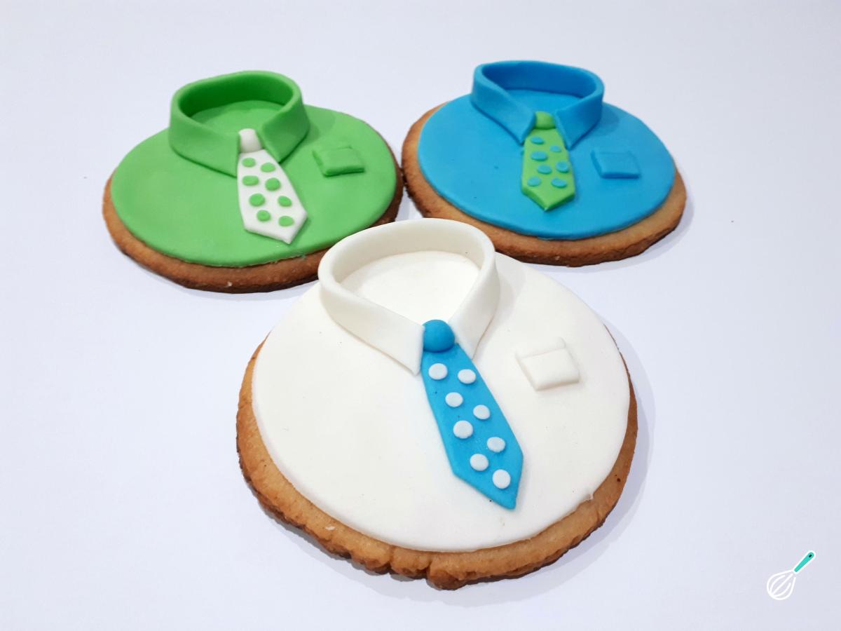 Receita de Biscoito decorado Dia dos Pais