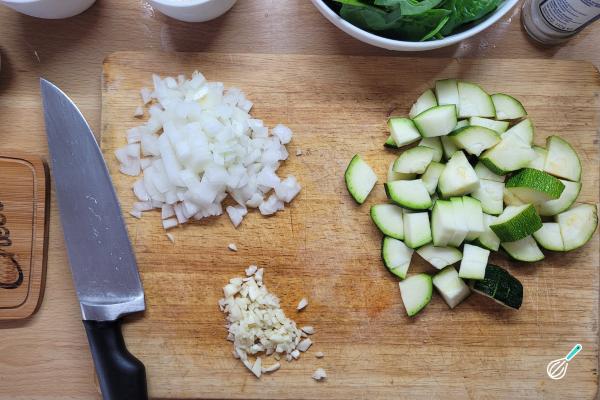 Receita de Risoto verde - Passo 2