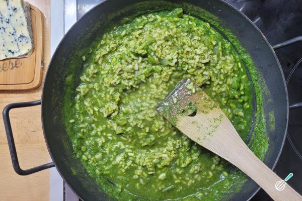 Receita de Risoto verde - Passo 8