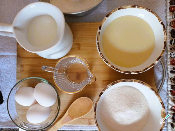 Receita de Pudim na air fryer - Passo 1