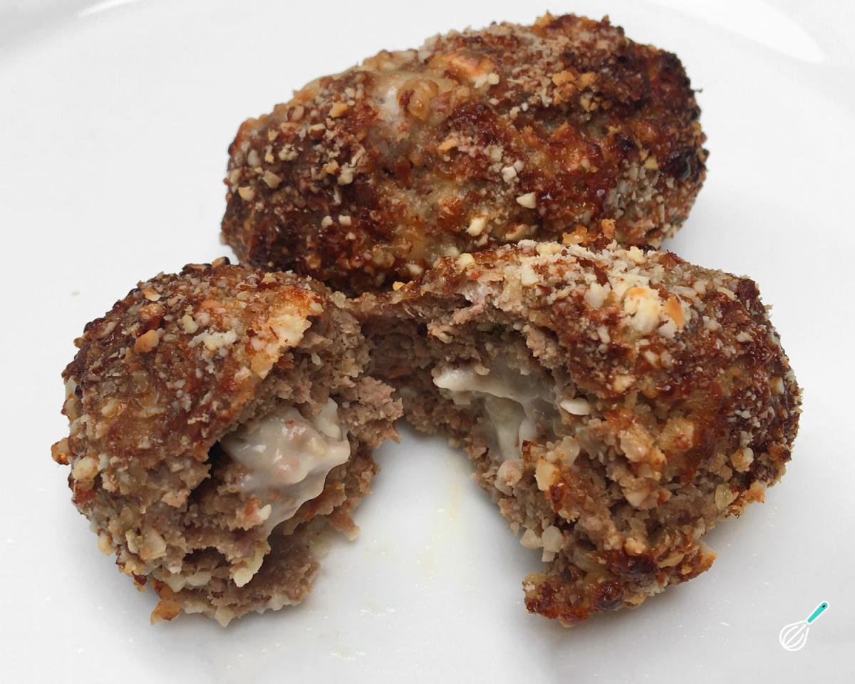 Receita de Kibe assado e recheado fit