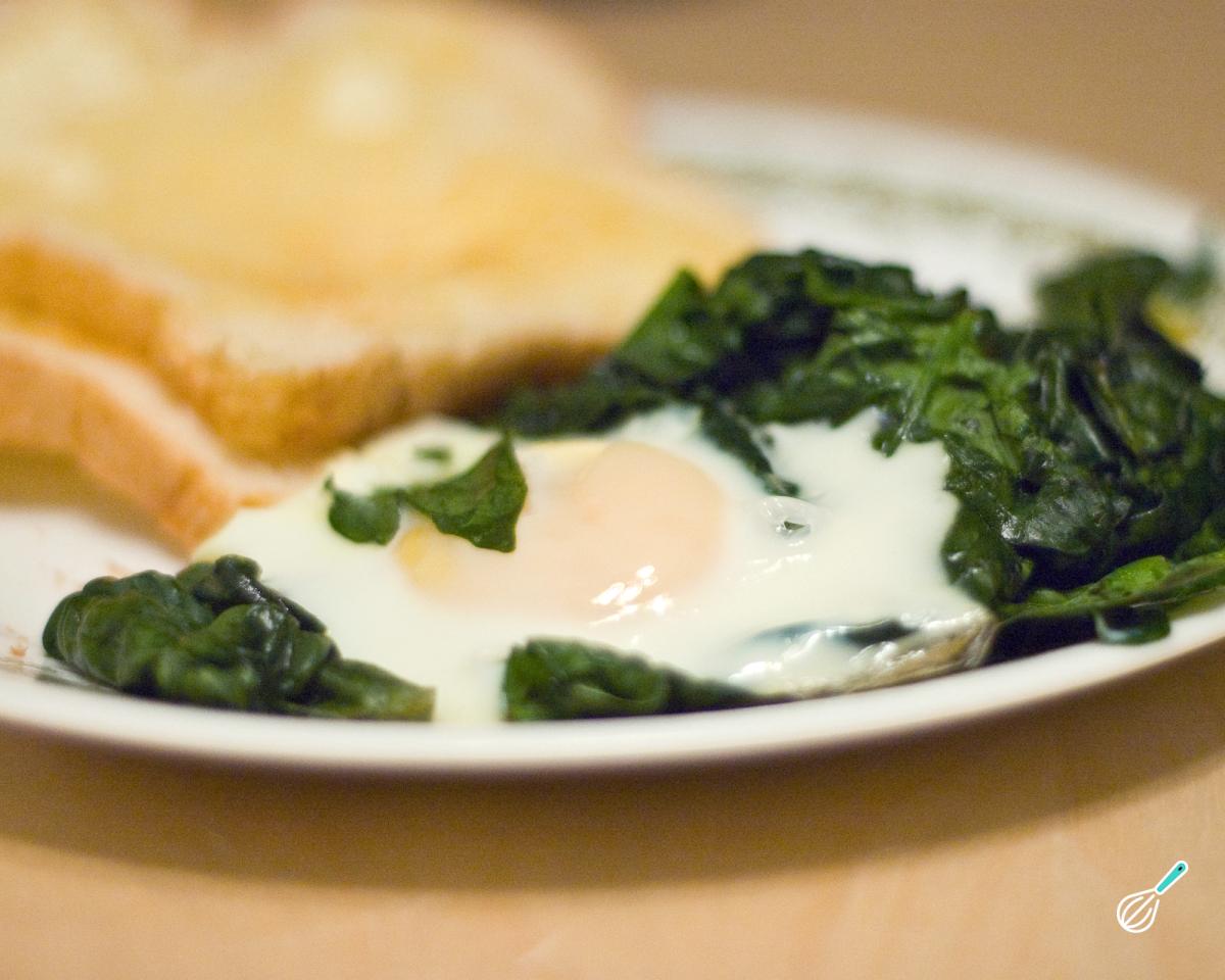 Receita de Bertalha com ovo