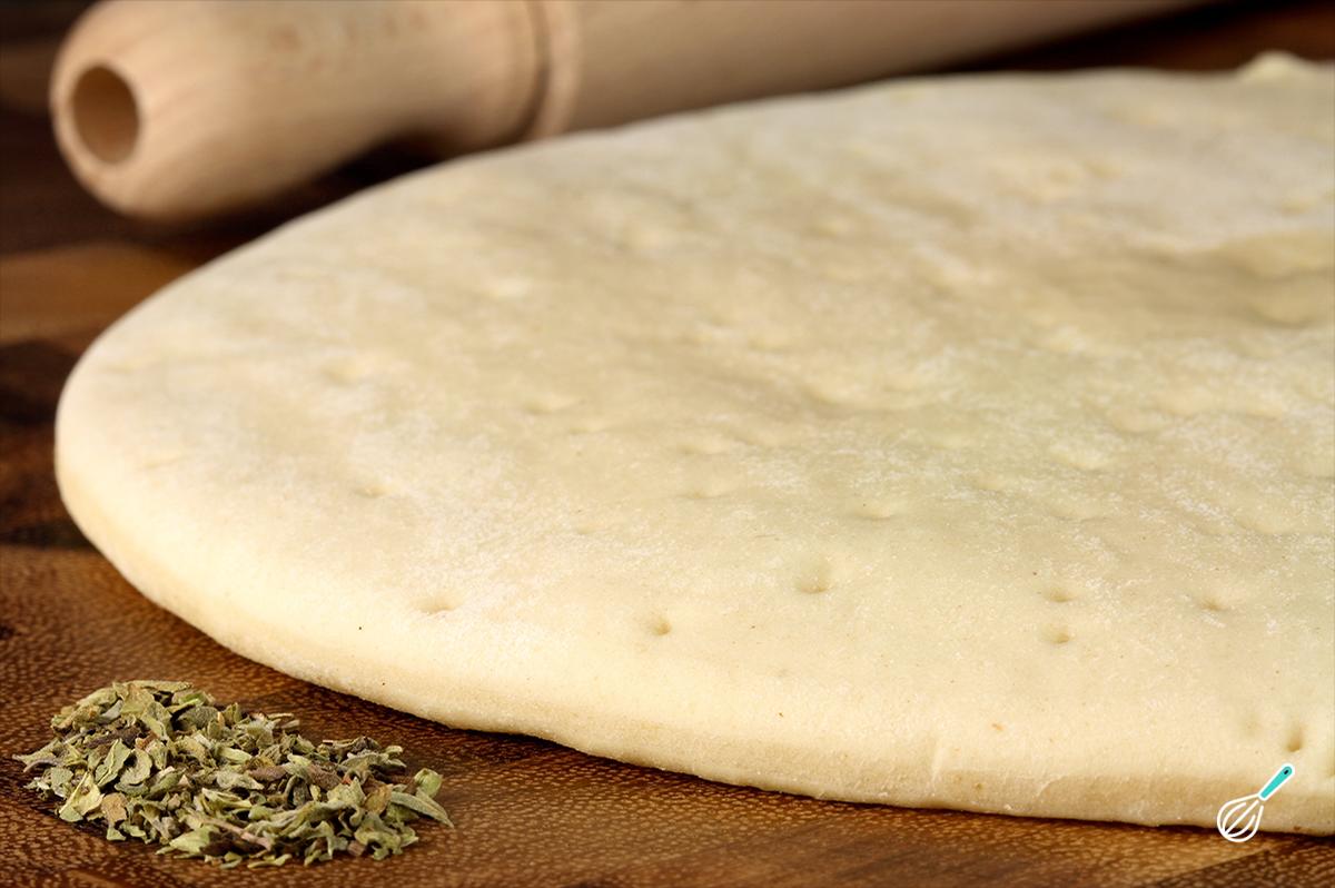 Receita de Massa de pizza com farinha de arroz
