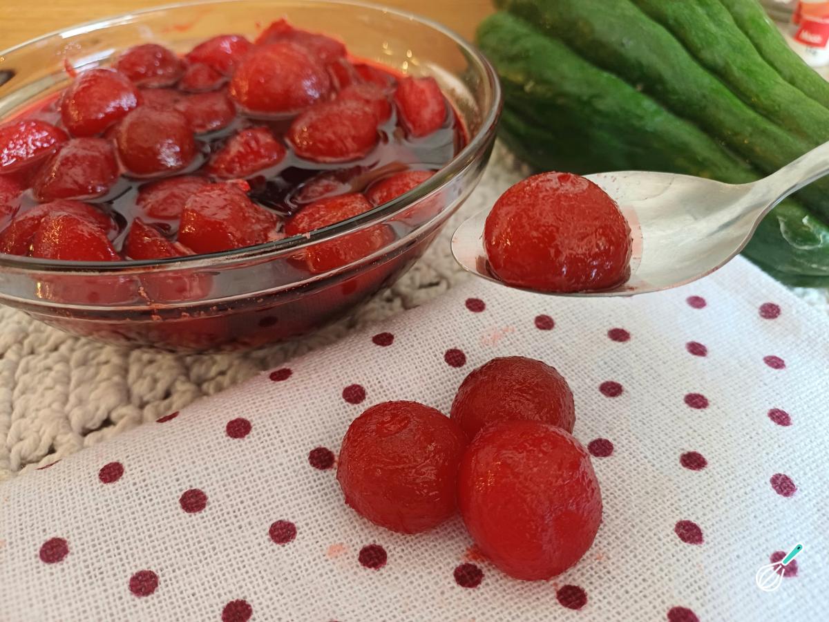 Receita de Como fazer cereja de chuchu
