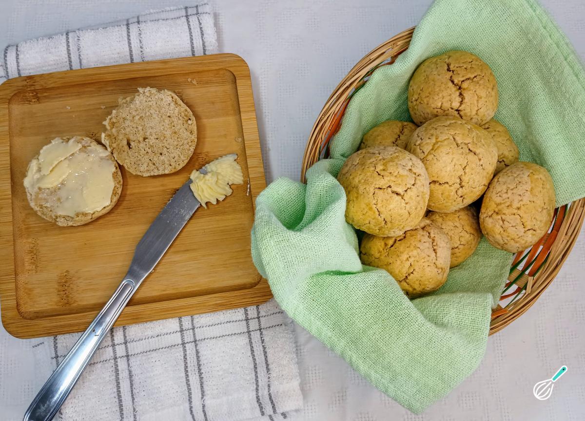 Receita de Pão de minuto com farinha de aveia