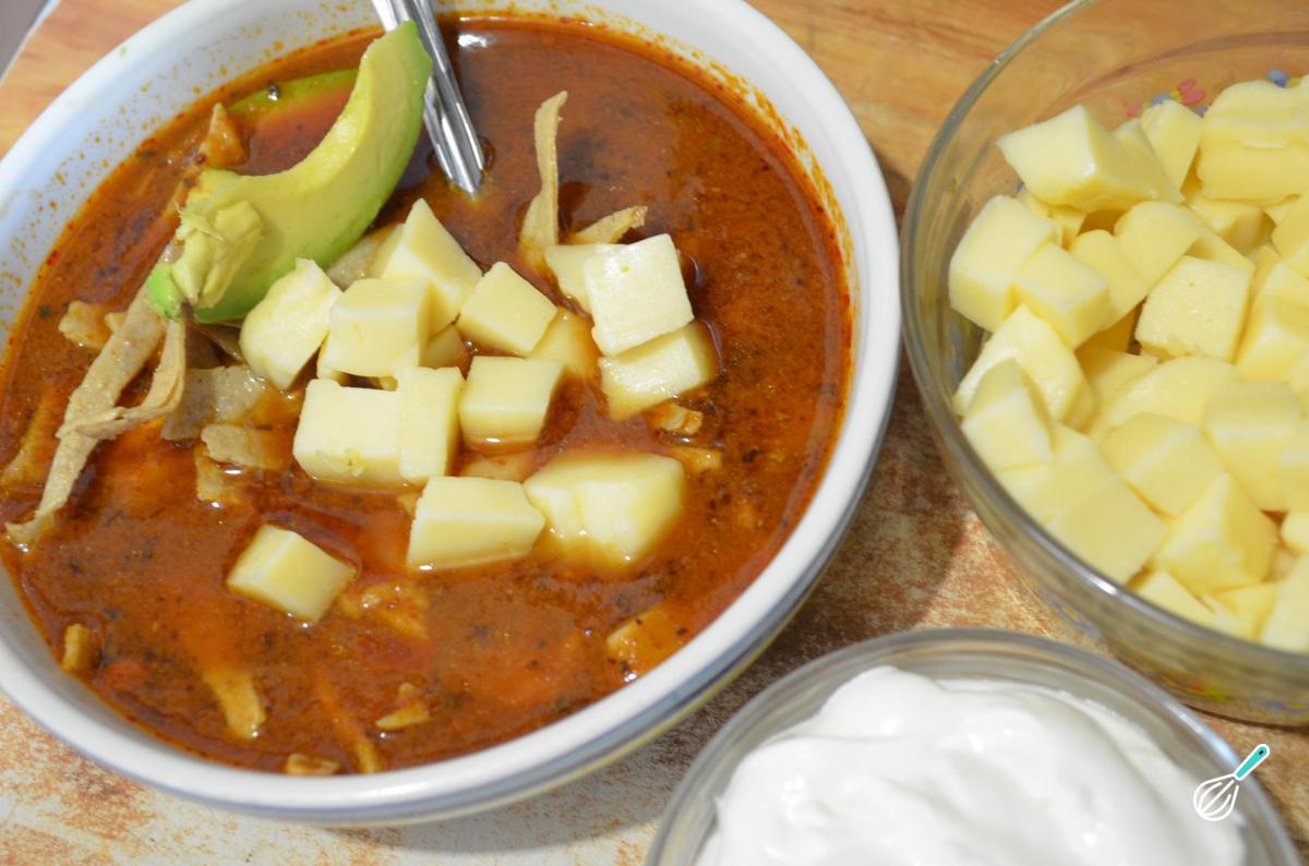 Receita de Sopa de tortilla