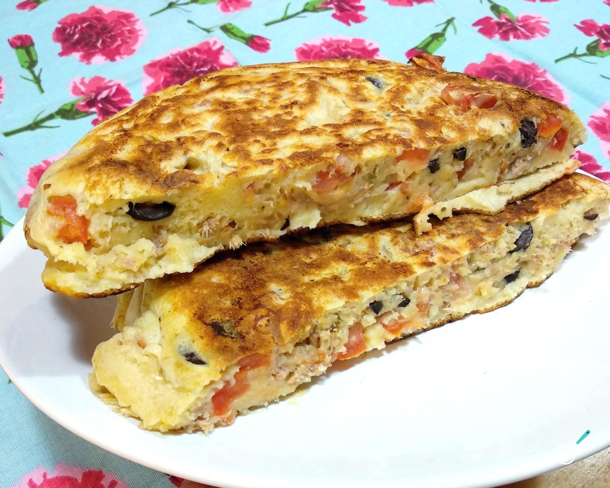 Receita de Torta salgada de liquidificador na frigideira