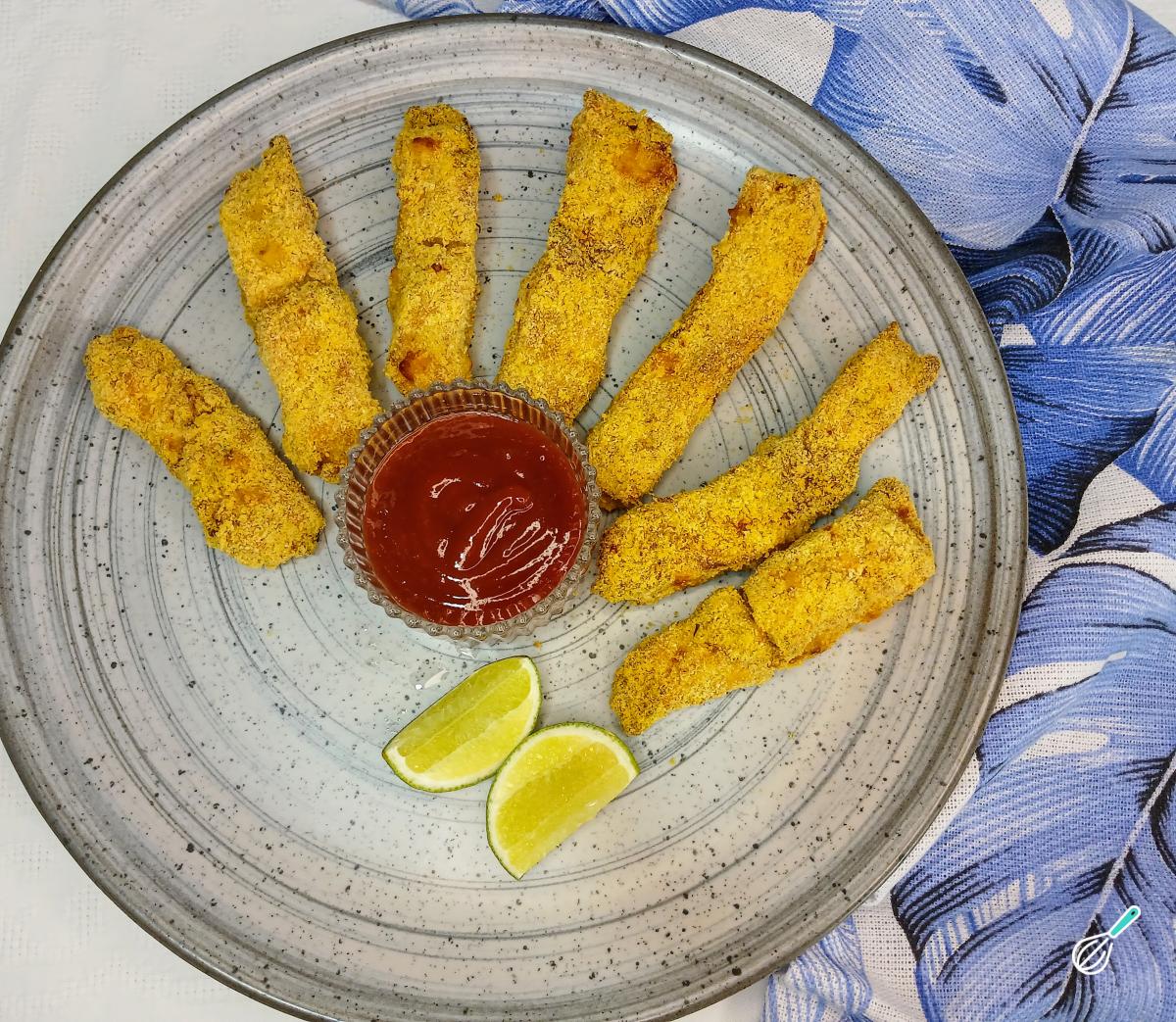 Receita de Isca de peixe na air fryer