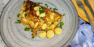 Receita de Omelete com cogumelos