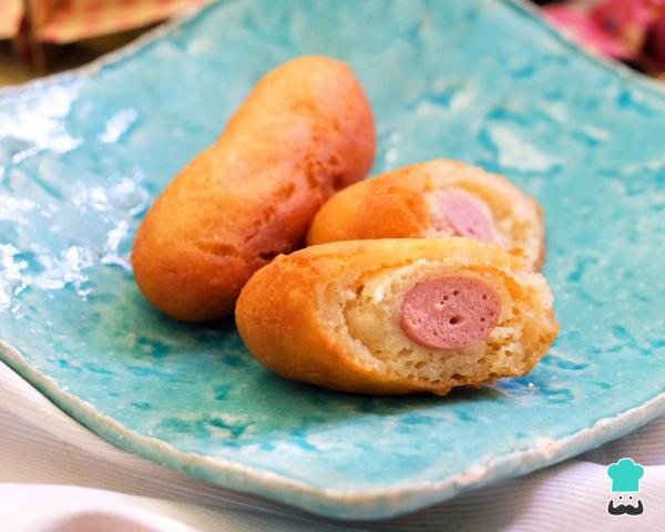 Receita de Enroladinho de salsicha frito