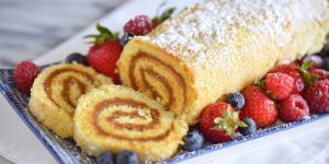Rocambole de doce de leite