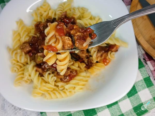 Receita de Macarrão com linguiça toscana - Passo 8
