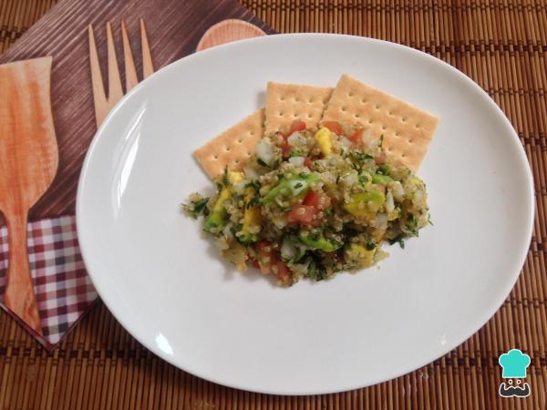 Receita de Salada de quinoa simples - Passo 8