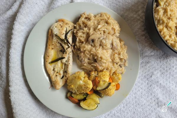 Receita de Arroz cremoso com creme de leite - Passo 7