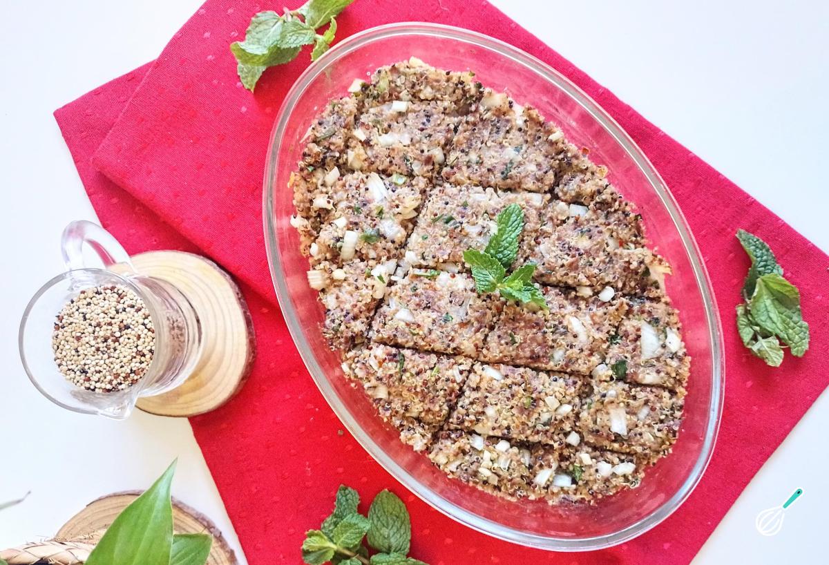 Receita de Quibe de quinoa