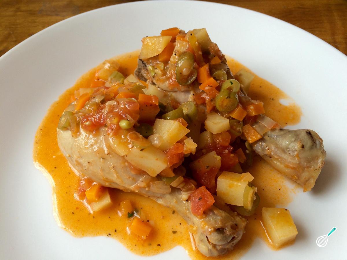 Receita de Frango à caçadora