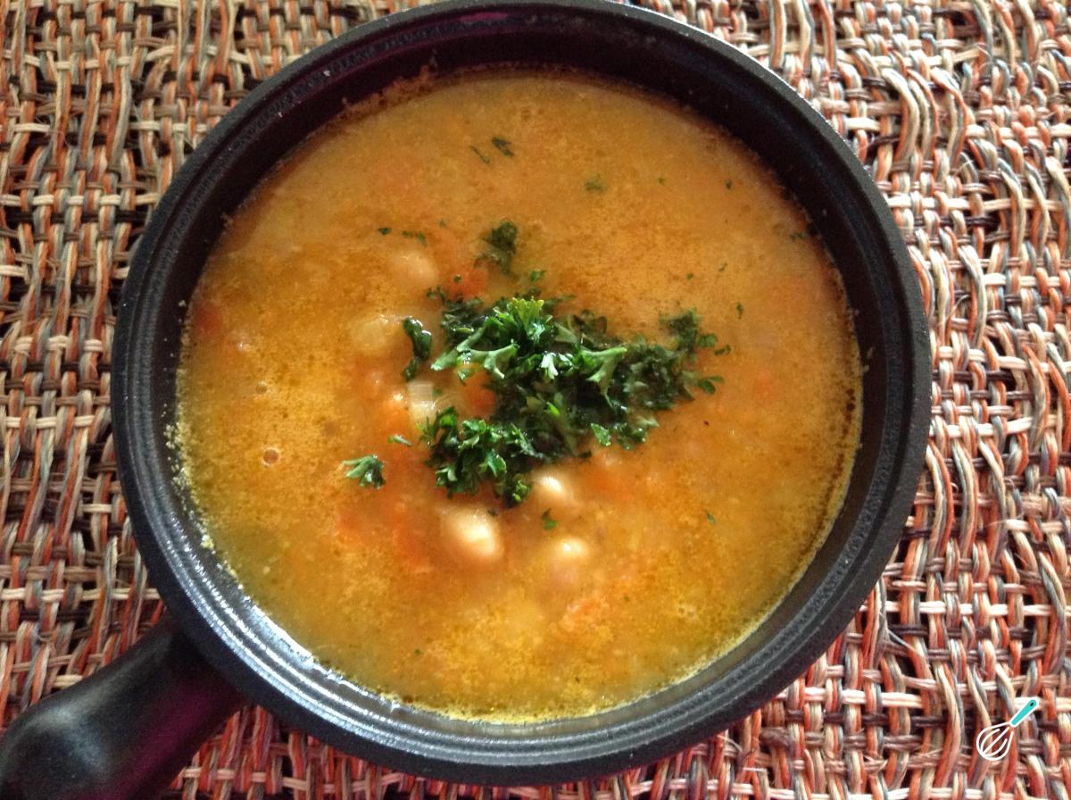 Receita de Grão-de-bico guisado