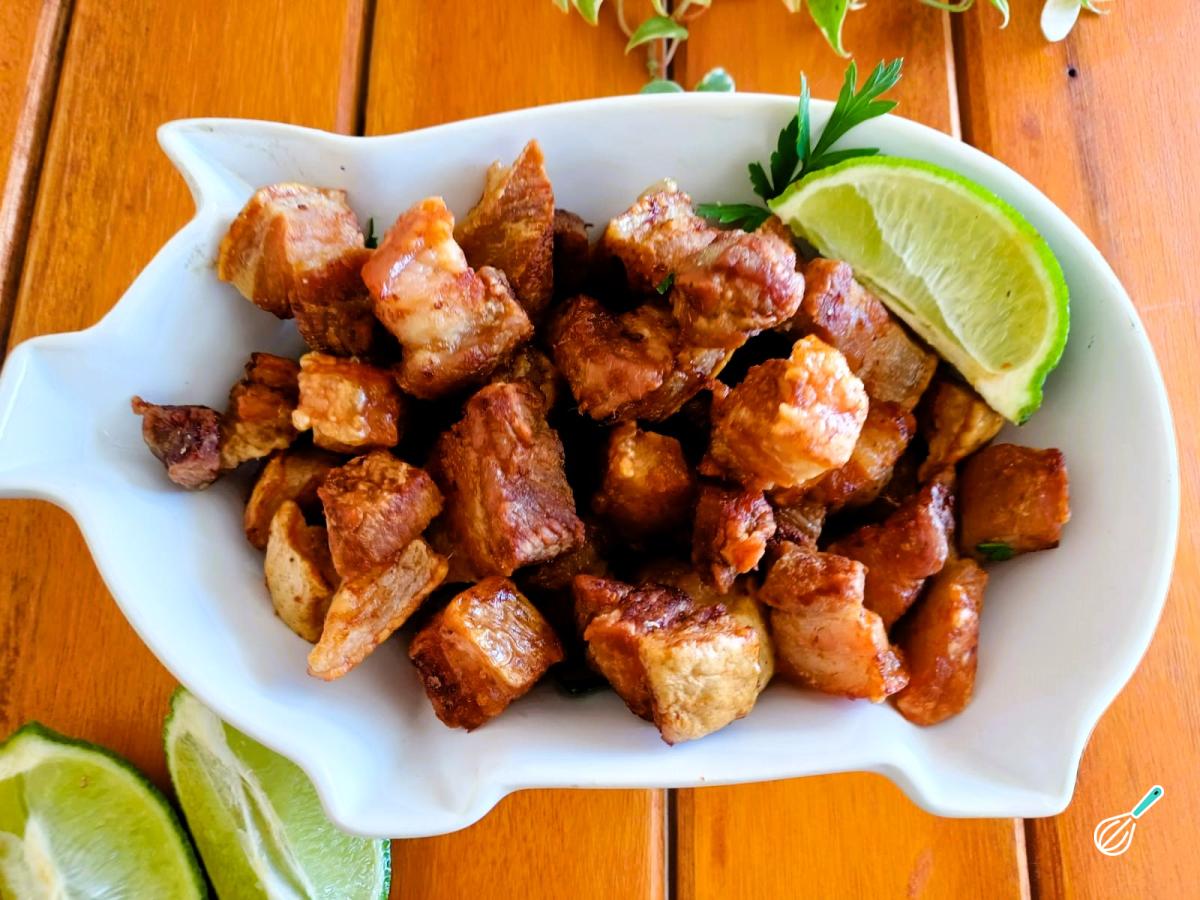 Receita de Torresmo na air fryer