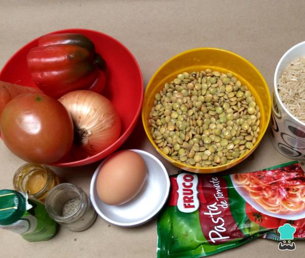 Receita de Salada de lentilha para crianças - Passo 1