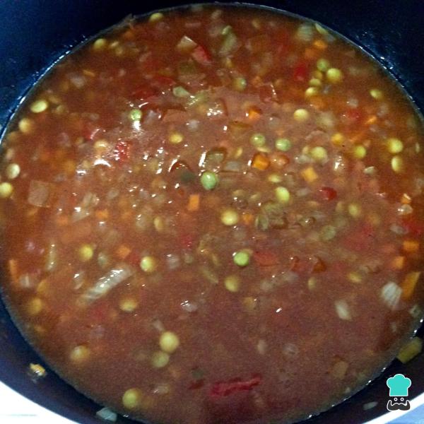 Receita de Salada de lentilha para crianças - Passo 6