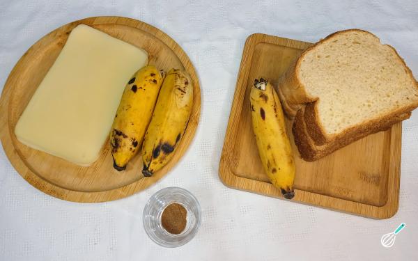 Receita de Toast de banana - Passo 1