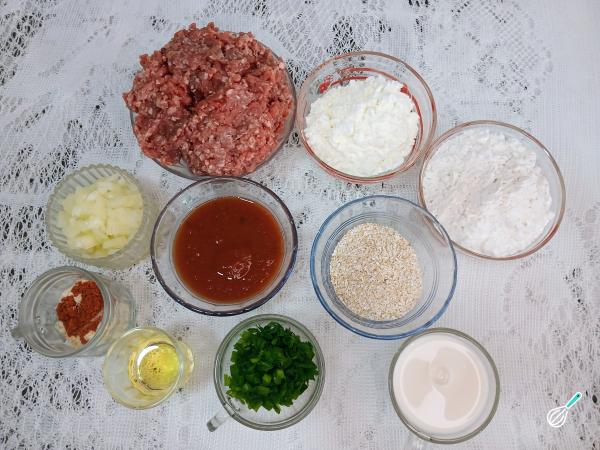 Receita de Bolo salgado de carne moída - Passo 1