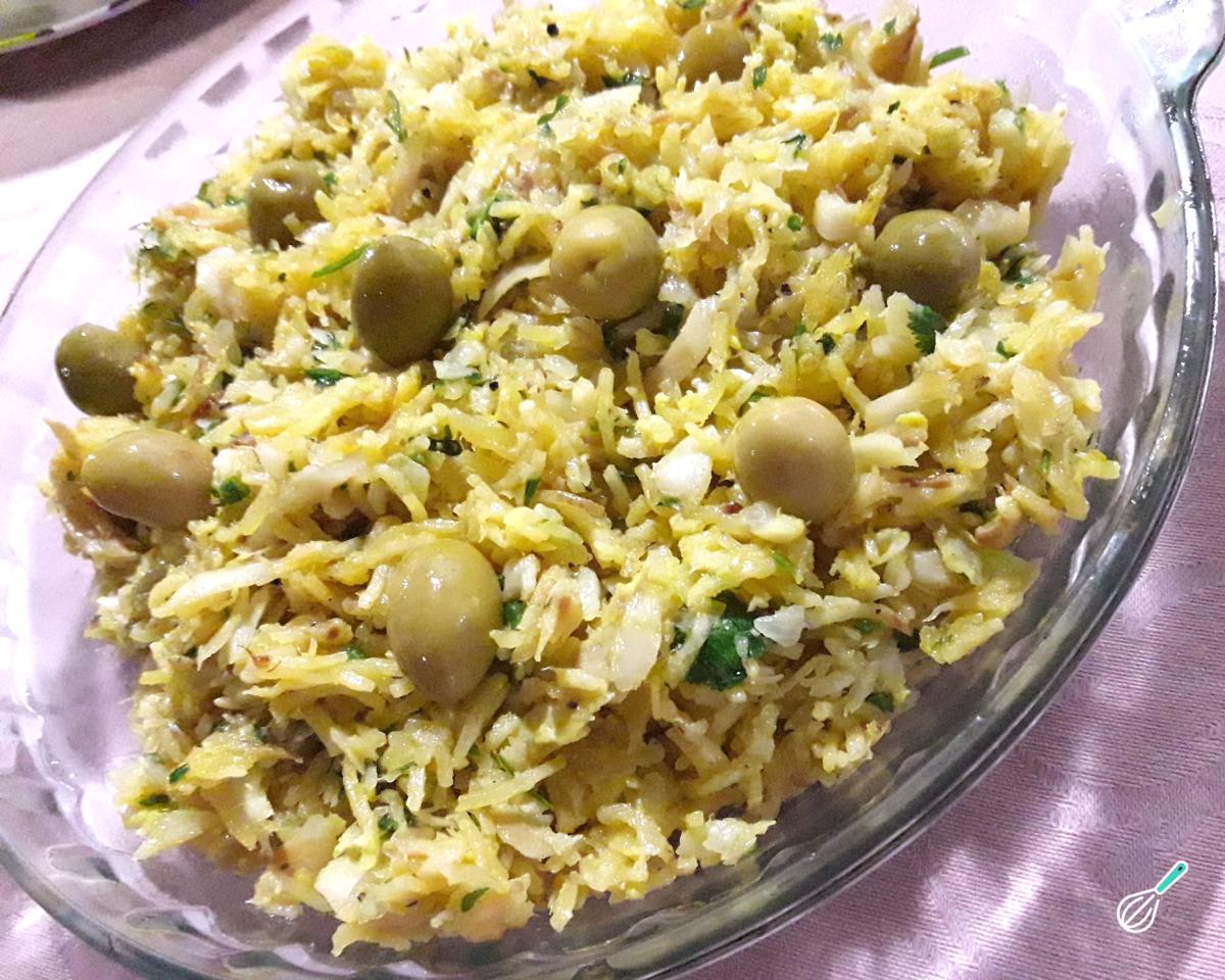 Receita de Bacalhau à Brás português