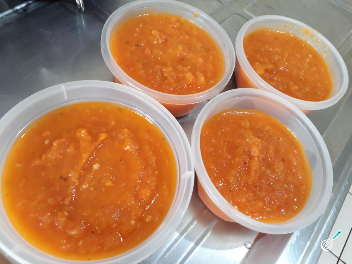 Receita de Molho de tomate caseiro para congelar