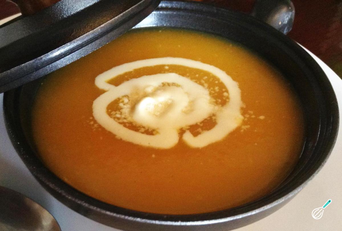Receita de Creme de abóbora com creme de leite
