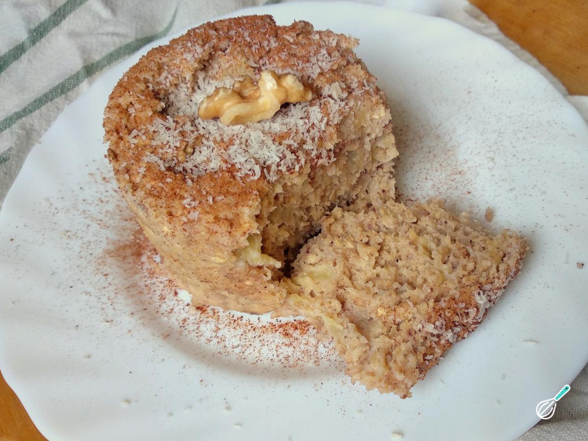 Receita de Bolo de aveia no micro-ondas