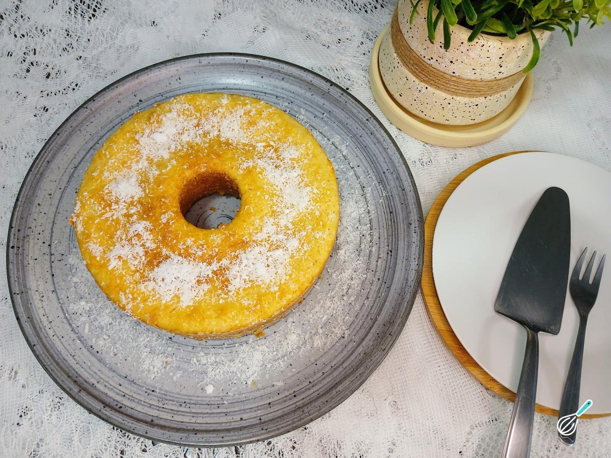 Receita de Bolo de coco sem lactose
