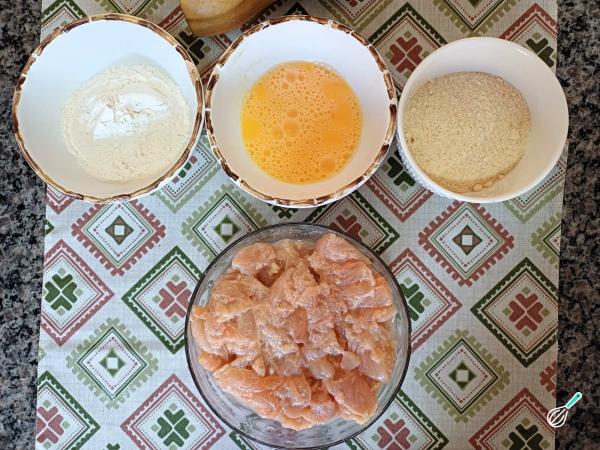 Receita de Pipoca de frango - Passo 4